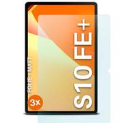 moex FlexProtect Lot de 3 films de protection d'écran mats compatibles avec Samsung Galaxy Tab S10 FE Plus, anti-reflets, film de protection d'écran mat, robuste et résistant aux rayures