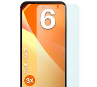 moex FlexProtect Lot de 3 films de protection d'écran mats pour Fairphone 6 - Anti-reflets - Avec protection solaire - Compatible avec n'importe quelle coque de téléphone portable