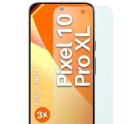 moex FlexProtect Lot de 3 films de protection d'écran mats pour Google Pixel 10 Pro XL - Anti-reflets - Avec protection solaire - Compatible avec n'importe quelle coque de téléphone portable