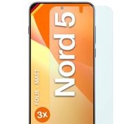 moex FlexProtect Lot de 3 films de protection d'écran mats pour OnePlus Nord 5 - Anti-reflets - Avec protection solaire - Compatible avec n'importe quelle coque de téléphone portable