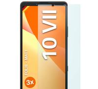 moex FlexProtect Lot de 3 films de protection d'écran mats pour Sony Xperia 10 VII Film de protection d'écran anti-reflet avec protection solaire Compatible avec n'importe quelle coque de téléphone