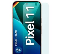 moex FlexProtect Lot de 3 films de protection d'écran pour Google Pixel 11 Ultra transparent HD 0,2 mm Compatible avec n'importe quelle coque Installation sans bulles Film de téléphone portable Extra