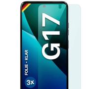 moex FlexProtect Lot de 3 films de protection d'écran pour Motorola Moto G17 Ultra transparent HD 0,2 mm Compatible avec n'importe quelle coque Pose sans bulles Film de protection extra résistant aux