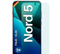 moex FlexProtect Lot de 3 films de protection d'écran pour OnePlus Nord 5 Ultra transparent HD 0,2 mm Compatible avec n'importe quelle coque Pose sans bulles Film de protection ultra résistant aux