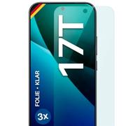 moex FlexProtect Lot de 3 films de protection d'écran pour Xiaomi 17T Ultra transparent HD 0,2 mm Compatible avec n'importe quelle coque Installation sans bulles Film de téléphone portable Extra