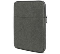 moex Housse de protection pour tablette TCL TAB 10L Gen 2 - Housse avec compartiment pour accessoires - En fibre de polyester minimaliste avec fermeture éclair - Imperméable - Gris foncé