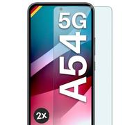 moex Lot de 2 films de protection d'écran en verre trempé pour Samsung Galaxy A54 5G - Robuste et résistant aux rayures - Film de protection d'écran en verre blindé incassable HD transparent