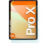moex Lot de 3 Vitres de Protection d'Écran Mats compatibles avec Microsoft Surface Pro X - Anti-reflets, Mat