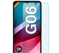 moex ShockProtect Lot de 2 films de protection d'écran en verre trempé pour Motorola Moto G06 Dureté 9H Ultra transparent Compatible avec toutes les coques
