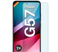 moex ShockProtect Lot de 2 films de protection d'écran en verre trempé pour Motorola Moto G57 Power Dureté 9H Ultra transparent Compatible avec n'importe quelle coque