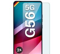 moex ShockProtect Lot de 2 films de protection d'écran en verre trempé pour Motorola Moto G86 5G Dureté 9H Ultra transparent Compatible avec n'importe quelle coque