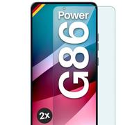 moex ShockProtect Lot de 2 films de protection d'écran en verre trempé pour Motorola Moto G86 Power 5G Dureté 9H Ultra transparent Compatible avec n'importe quelle coque
