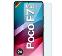 moex ShockProtect Lot de 2 films de protection d'écran en verre trempé pour Poco F7 Ultra Dureté 9H Ultra Transparent Compatible avec n'importe quelle coque
