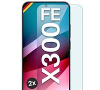 moex ShockProtect Lot de 2 films de protection d'écran en verre trempé pour vivo X300 FE Dureté 9H Compatible avec n'importe quel étui de téléphone portable