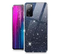 moex Sparky Coque de protection pour Samsung Galaxy S20 FE/FE 5G avec effet scintillant, en silicone, transparente, fine et souple, design scintillant, transparent