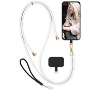 moex Unleash pour Samsung Galaxy S25 Ultra Chaîne de téléphone portable avec mousqueton, cordon de cou rapidement amovible - Collier de smartphone avec coussinet pour coques et chaîne à accrocher en