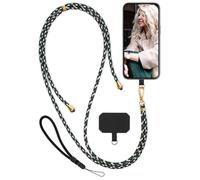 moex Unleash pour Telekom T Phone - Chaîne de téléphone portable avec mousqueton, lanière de cou amovible rapidement - Collier pour smartphone avec pad pour étui, chaîne à bandoulière en camouflage
