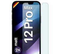 moex Verre blindé compatible avec iPhone 12 Pro Max | Film de protection d'écran en verre véritable 9H - Résistant aux rayures et anti-reflets, lot de 2