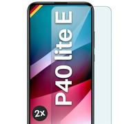 moex Verre trempé compatible avec Huawei P40 Lite E - Film de protection en verre, film protecteur d'écran incassable, film de verre pare-balles transparent, lot de 2