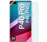 moex Verre trempé Compatible avec Huawei P40 Pro / P40 Pro Plus - Film de Protection en Verre, Film Protecteur d'écran incassable, Film de Verre Pare-balles Transparent, Lot de 2