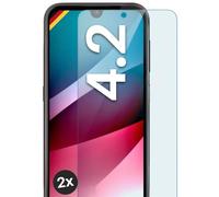 moex Verre trempé Compatible avec Nokia 4.2 - Film de Protection en Verre, Film Protecteur d'écran incassable, Film de Verre Pare-balles Transparent, Lot de 2