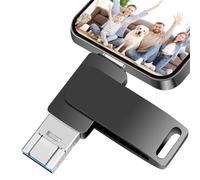 Mofboz Cle USB 512 Go 4 en 1 Clé USB Grande Vitesse Clef USB 3.0 Grande Capacité Cles USB C 512 Go Extension de Stockage pour Téléphone/OTG Android/PC/Tablette