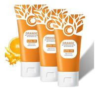 MOFFNNOL Gel exfoliant à l'orange, nettoyant en Profondeur, hydratant, Gommage, hydratant, Visage, Corps, élimine Les Points Noirs, Gommage pour Tous Les Types de Peau