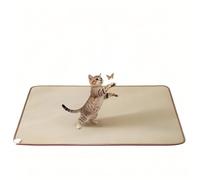 MOFGOE Tapis Chauffant pour Sol sous Le Bureau, Tapis Chauffant d'intérieur avec minuterie et température réglable, Chauffe-Pieds d'hiver pour Salon, Chambre, Yoga,39.37 * 78.74in