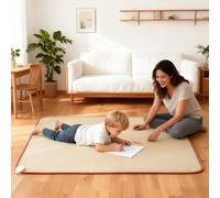 MOFGOE Tapis de Sol Chauffant à température réglable, Tapis de Sol Chauffant électrique en graphène, Tapis Chauffant pour Tapis de Sol Chauffant, Chauffe-Pieds pour,50 * 150cm