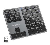 MOFII Pavé numérique Bluetooth pour ordinateur portable - Clavier numérique sans fil gris 35 touches USB-C rechargeable, données financières portables 10 touches pour ordinateur portable/PC/ordinateur