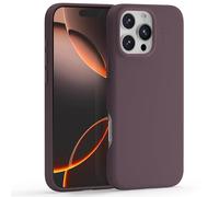 MOFT Coque pour iPhone 16 Pro Max, MOVAS Cuir Végétalien Magnétique Coque Compatible avec MagSafe, Touche Douce, Préservation des Couleurs, Résistant aux Taches, Facile à Nettoyer (Blackberry)