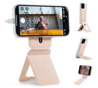 MOFT Support Magnétique pour Smartphone, Snap Support Trépied Compatible avec Magsafe, Support Téléphone Portable Multifonctionnel Réglable en Angle pour Travel, Meeting & Vlogging, Pêche Rose