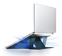 MOFT Support pour MacBook avec 2 hauteurs, Refroidissement au graphène, Colle sans Trace améliorée, Convient aux Ordinateurs Portables sans Ventilation inférieure, repositionnable (Bleu)