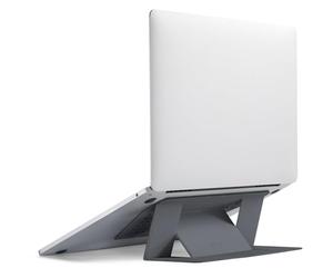 MOFT Support pour Ordinateur Portable, Support Laptop Adhésif Léger et Stable avec 2 Angles Réglables pour Bureau Voyage et Études, Compatible avec MacBook 11"-16", Gris