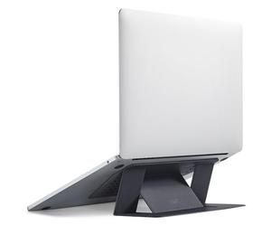 MOFT Support pour Ordinateur Portable, Support Laptop Adhésif Léger et Stable avec 2 Angles Réglables pour Bureau Voyage et Études, Compatible avec MacBook 11"-16", Noir