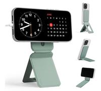 MOFT Trepied Smartphone pour iPhone 17/16/15/14/13 Serie Compatible avec MagSafe, Trepied iPhone Portable avec 3 Modes pour Self-vlogging, Parcourir, Photographie Macro, Appel Vidéo, Vert Lac