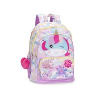 MOFU MOFU Sac à dos scolaire officiel Mofu Mofu, sac à dos fille avec 2 grands espaces centraux, poches avant et latérales, bretelles réglables et rembourrées, dossier rembourré, 32 x 43h x 23, 32 L,