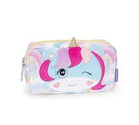 Mofu Mofu - Sac de rangement officiel Mofu Mofu, sac à dos pour sacs et sacs à dos, avec fermeture à glissière pratique et détails moelleux, idée cadeau fille et enfant, 22 x 12H x 7 cm, lilas, lilas,