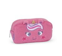 Mofu Mofu - Sac de rangement officiel Mofu Mofu, sac à dos pour sacs et sacs à dos, avec fermeture à glissière pratique et détails moelleux, idée cadeau fille et enfant, 22 x 12H x 7 cm, lilas, lilas,