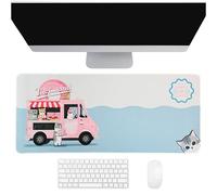 Mofusand Jumbo Sous-main, tapis de souris de jeu et de bureau, base antidérapante, surface lisse pour ordinateur, ordinateur portable et clavier