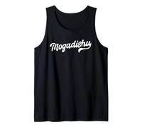 Mogadiscio Script Vintage Somalia City Pride Design Débardeur