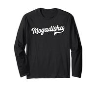 Mogadiscio Script Vintage Somalia City Pride Design Manche Longue