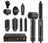 MogaWave Air Styler 7 en 1 Airbrush Hair Styler avec 1300W Sèche-cheveux de 110000 tr/min 20M/S pour un Séchage Rapide, Hair Styler de 320 Millions d'Ions Brosse Lissante ＆ Brosse Volumisante