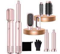 MogaWave Airstyler Pro Airbrush 6 en 1 Hair Styler avec Seche Cheveux,Brosse Soufflante, Brosse Seche Cheveux, Brushing Brosse Soufflante, air Boucleur, Brosse Brushing Soufflante
