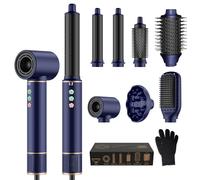 MogaWave Magic Twist Cheveux Air styler 7 en 1 Hair Styler avec Seche Cheveux de 110 000 tr/min 20M/S pour un Séchage Rapide, Airstyler avec Boucleur a air, Volumisante, Léger et Silencieux