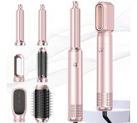 MogaWave Pro Air Styler 6 In 1 Airbrush Hair Styler Avec 1000W Seche Cheveux, Brosse Soufflante, Brushing Brosse Soufflante, Auto Boucleur a Air, pour Sécher, Boucler, Lisser