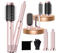 MogaWave Pro Air Styler 6 In 1 Hair Styler Avec 1000W Airbrush Hair Styler Seche Cheveux, Brosse Soufflante, Brushing Brosse Soufflante, Auto Boucleur a Air, pour Sécher, Boucler, Lisser