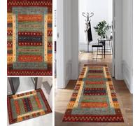 Mogetal Tapis de Passage Couloir Cuisine Boho Long Vintage Classique 40x150cm Bohème au Metre Antidérapant Lavable Absorbant pour Salon Chambre Personnalisable