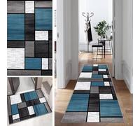 Mogetal Tapis de Passage Couloir Cuisine Boho Long Vintage Classique 60x150cm Bohème au Metre Antidérapant Lavable Absorbant pour Salon Chambre Personnalisable