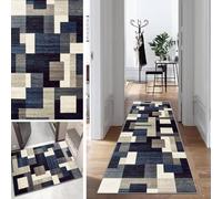 Mogetal Tapis de Passage Couloir Cuisine Boho Long Vintage Classique 70x240cm Bohème au Metre Antidérapant Lavable Absorbant pour Salon Chambre Personnalisable